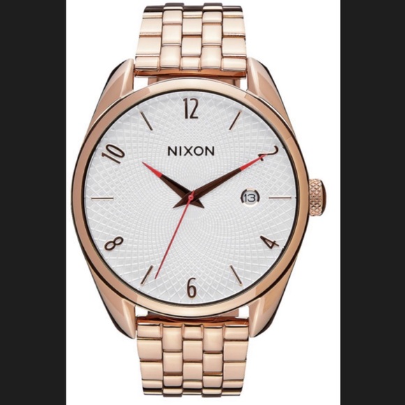 Nixon Accessories - NWT $250 Nixon Rose Gold Bullet Watch